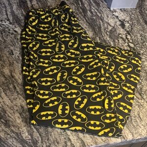 Batman Yellow and Black Logo Sleep Pants